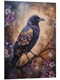 Magnettafel Goldflügelrabe