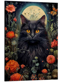 Magnettafel Gotische Katze