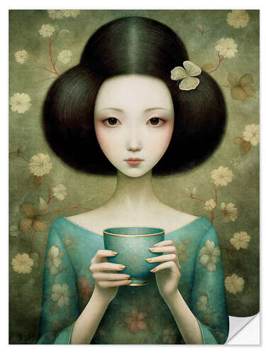 Muursticker Ladies of Tea IV