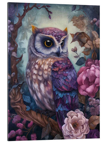 Gallery print Purple Owl