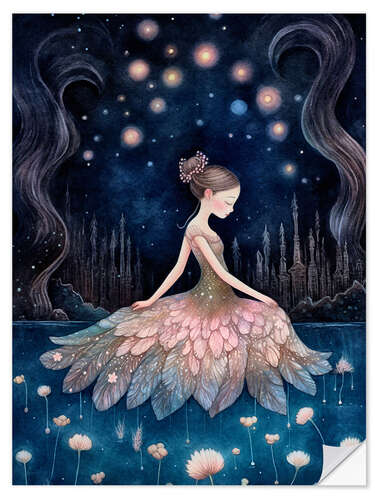 Autocolante decorativo Dreamlike Ballerina III