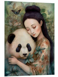 Foam board print Panda love