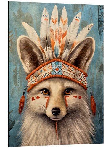 Alubild Boho Native Fox