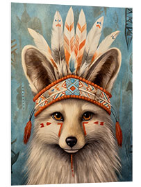 Quadro em PVC Boho Native Fox