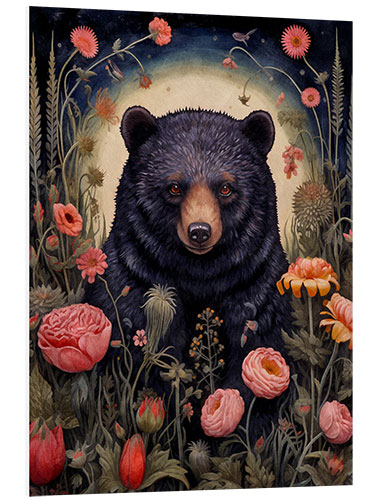 Foam board print Gothic Bear