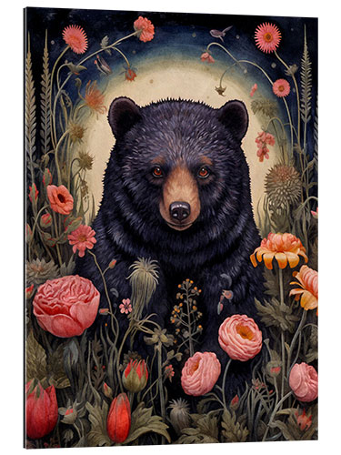 Quadro em plexi-alumínio Gothic Bear