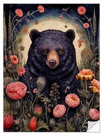 Adesivo murale Gothic Bear