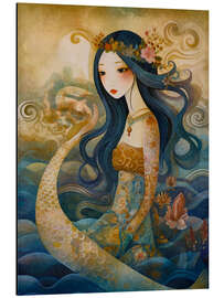 Magnettafel Meerjungfrau des Ozeans II