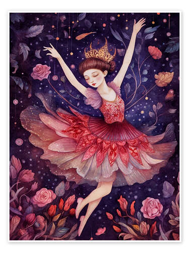 Poster Traumhafte Ballerina V