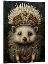 Magnettafel Boho Native Hedgehog