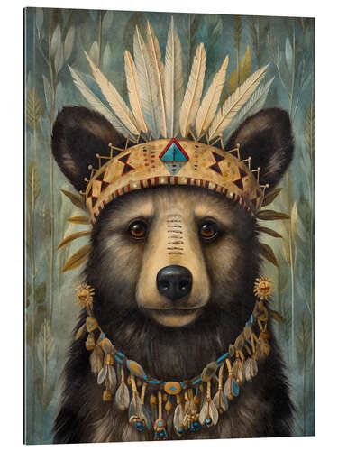 Gallery print Boho Native Bear