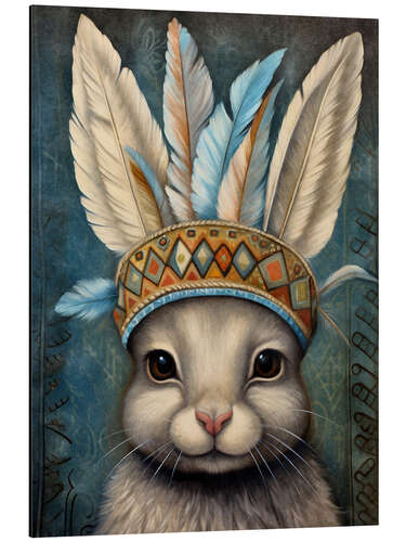 Alubild Boho Native Rabbit