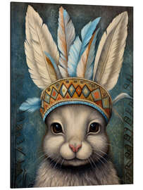 Magnettafel Boho Native Rabbit