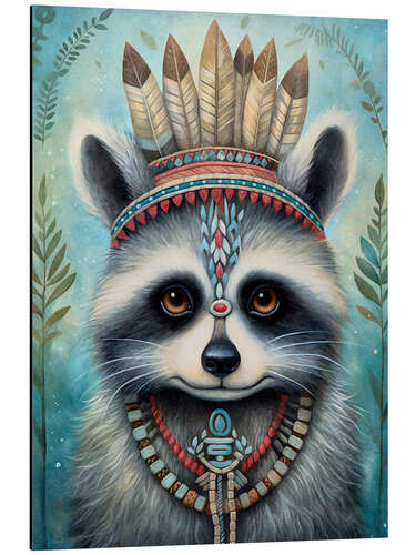 Alubild Boho Native Raccoon