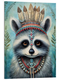 Gallery print Boho Native Raccoon