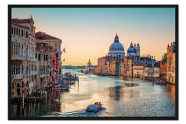 Gerahmter Kunstdruck Morgen in Venedig
