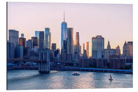 Magnettafel Pink New York