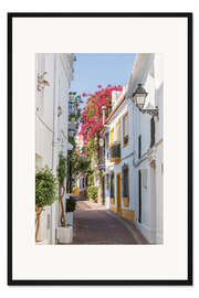 Gerahmter Kunstdruck Sommer in Marbella