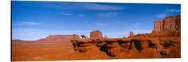 Alumiinitaulu Horse rider, Monument Valley, Arizona, USA