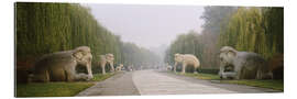 Galleriprint Statues of elephants along the Sacred Way, Ming Tombs, Beijing