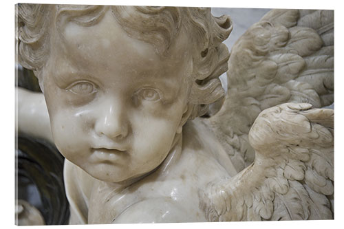 Akryylilasitaulu Marble angel in St. Peter's Basilica, Vatican City