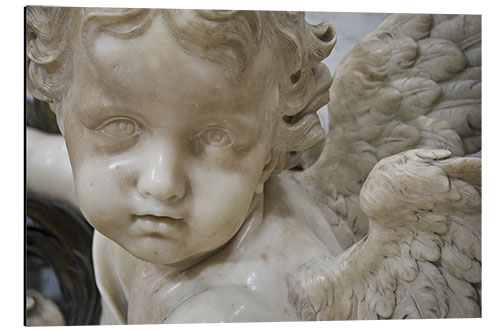 Obraz na aluminium Marble angel in St. Peter's Basilica, Vatican City