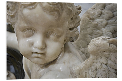 Foam board print Marble angel in St. Peter's Basilica, Vatican City