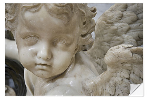 Vinilo para la pared Marble angel in St. Peter's Basilica, Vatican City