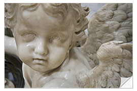 Vinilo para la pared Marble angel in St. Peter's Basilica, Vatican City