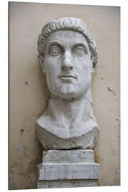 Cuadro de aluminio Head from Constantine's colossal statue, Capitoline Museums, Rome