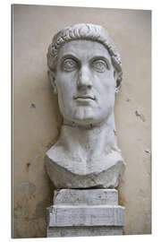 Galleriataulu Head from Constantine&#039;s colossal statue, Capitoline Museums, Rome