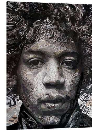 Acrylglasbild Jimi Hendrix