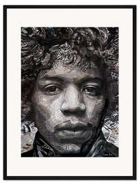 Gerahmter Kunstdruck Jimi Hendrix