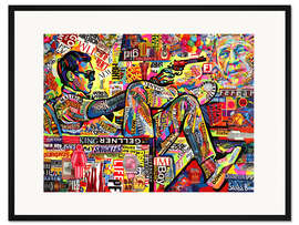 Gerahmter Kunstdruck King of Cool