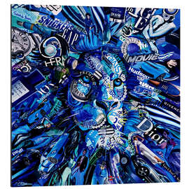 Magnettafel Lion Blues