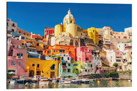 Aluminium print Procida, Italy