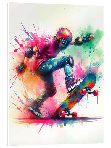 Galleritryk Skater in watercolour