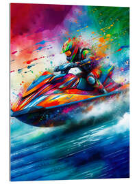 Gallery Print Aquarell-Jetski