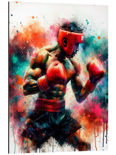 Quadro em alumínio Boxing champion