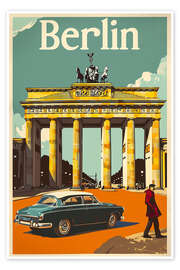 Plakat  Berlin Travel Art - Peter Roder