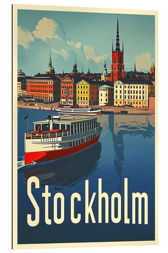 Gallery Print Stockholm Reiseplakat