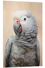 Foam board print African Gray Parrot