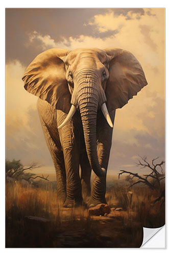 Vinilo para la pared African elephant