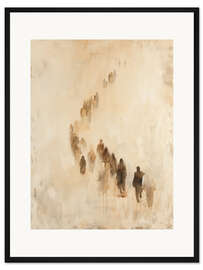 Gerahmter Kunstdruck Spur der Wahrheit - DejaReve