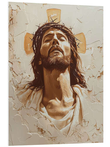 Foam board print The Crucifixion of Jesus