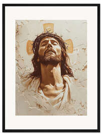 Gerahmter Kunstdruck Die Kreuzigung Jesu