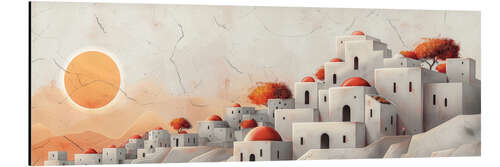 Stampa su alluminio Desert city