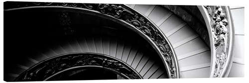 Stampa su tela Spiral Staircase, Vatican Museum, Rome