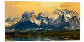 PVC-taulu Scenic mountain landscape, Patagonia, Chile