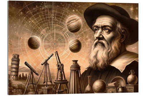 Gallery print Stars and Science: Galileo Galilei's Universal Explorations